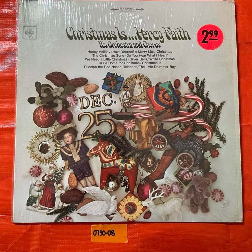 Christmas Is... Percy Faith Vinyl LP Columbia Records 1966